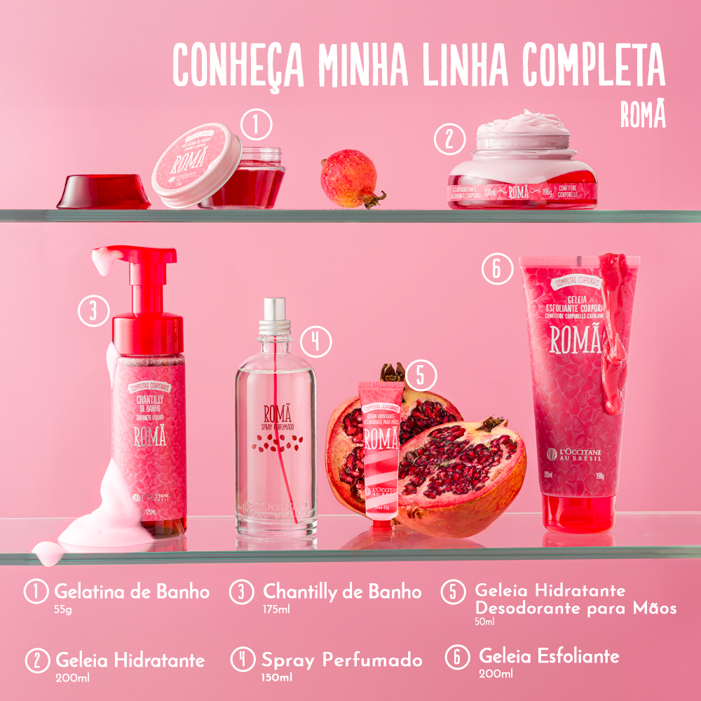 Geleia Hidratante Desodorante para Mãos Romã 50mL, ,  large image number 3